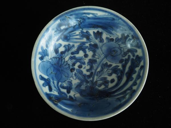 古玩陶瓷清.康熙  鳳穿牡丹青花大盤拍賣，當(dāng)前價格1200元