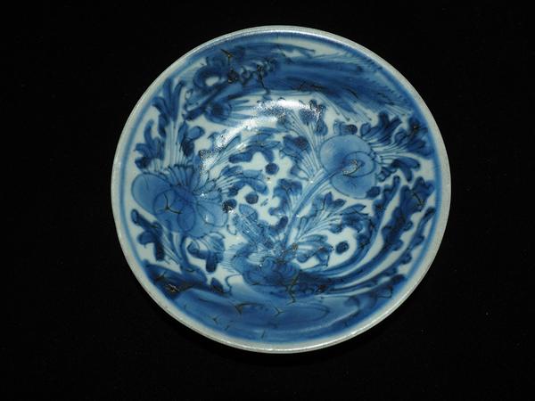 古玩陶瓷清.康熙  鳳穿牡丹青花大盤拍賣，當(dāng)前價格1200元