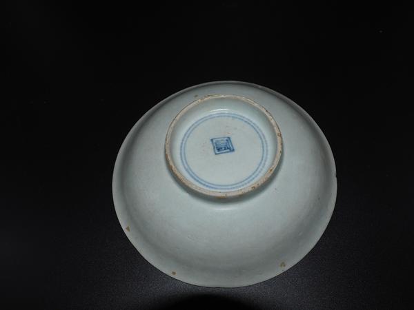 古玩陶瓷清.康熙  鳳穿牡丹青花大盤拍賣，當(dāng)前價格1200元