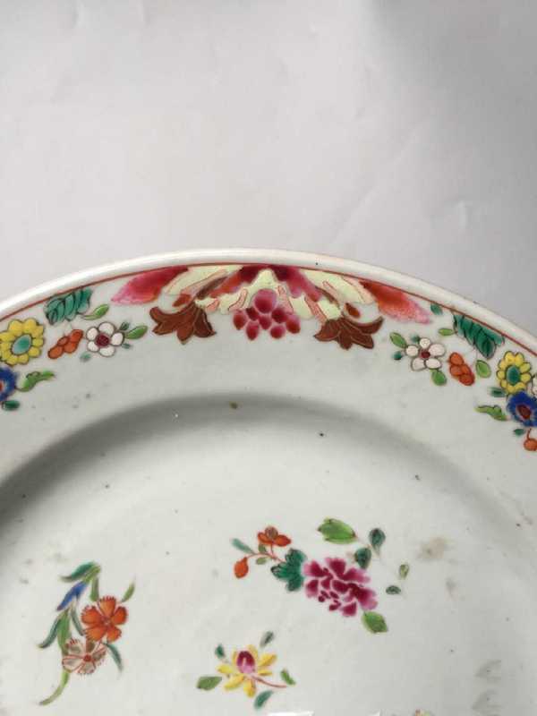 古玩陶瓷清雍正乾隆粉彩盤拍賣,當前價格1300元