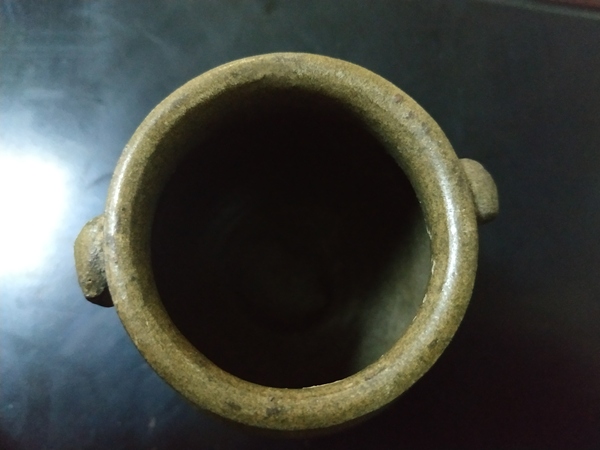 古玩陶瓷元代青瓷雙系罐拍賣,當前價格988元