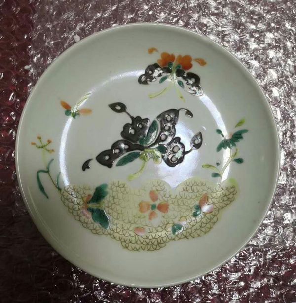 古玩陶瓷粉彩盤拍賣,當前價格868元