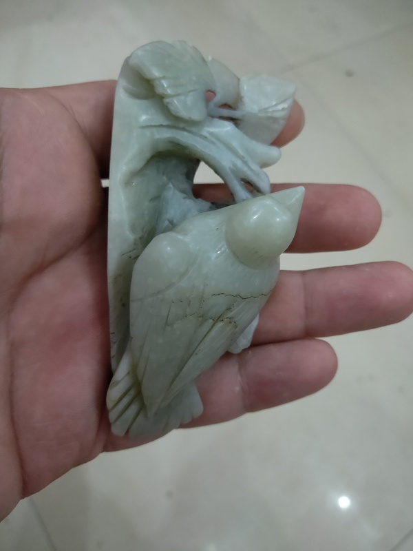 古玩玉器和田喜上眉梢筆架拍賣,當前價格200元