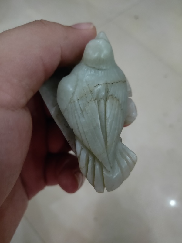 古玩玉器和田喜上眉梢筆架拍賣,當前價格200元
