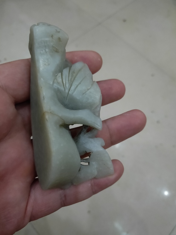 古玩玉器和田喜上眉梢筆架拍賣,當前價格200元