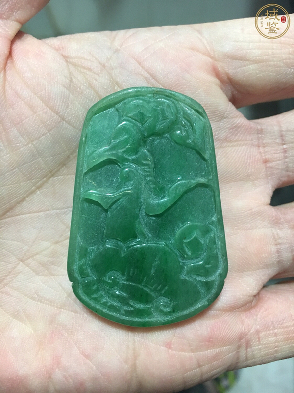 古玩轉賣福在眼前翡翠掛件拍賣，當前價格2280元