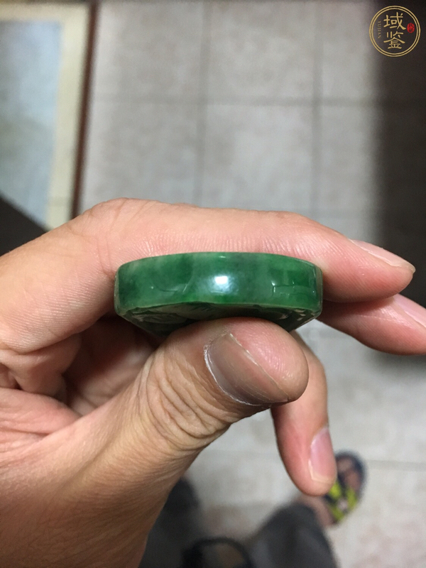 古玩玉器福在眼前翡翠掛件拍賣，當前價格0元