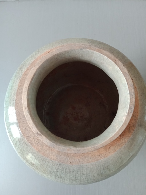古玩陶瓷清早中期青花鳳鳥(niǎo)蓮花紋罐拍賣(mài),當(dāng)前價(jià)格1200元
