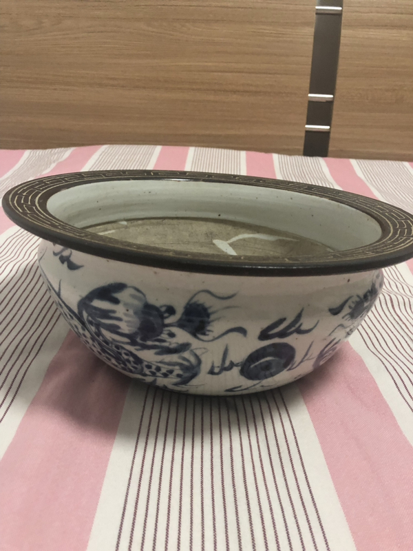 古玩陶瓷哥釉青花龍紋爐拍賣，當前價格2600元