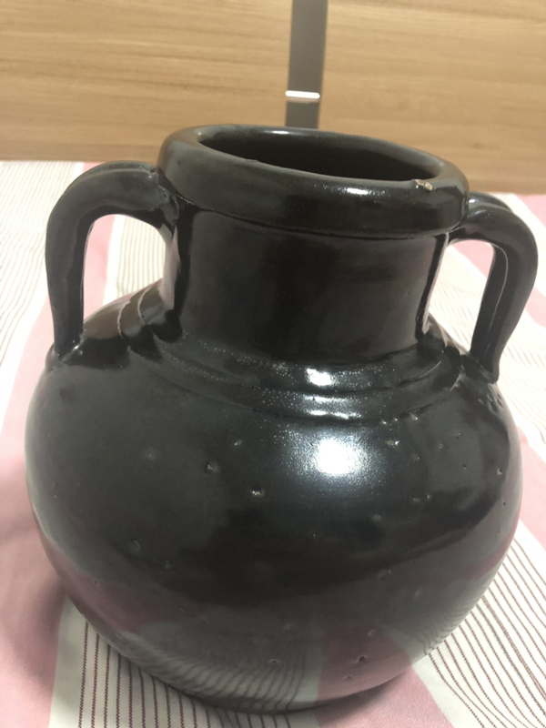 古玩轉(zhuǎn)賣黑釉雙系罐拍賣，當(dāng)前價格159元