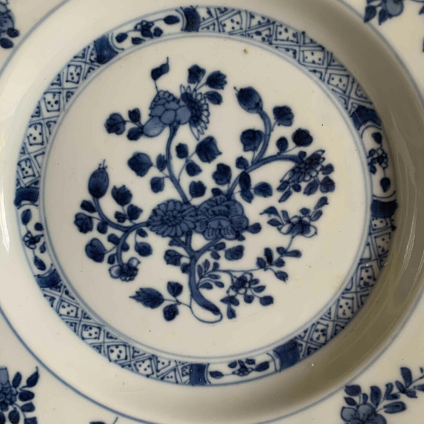 古玩陶瓷青花盤拍賣,當前價格400元