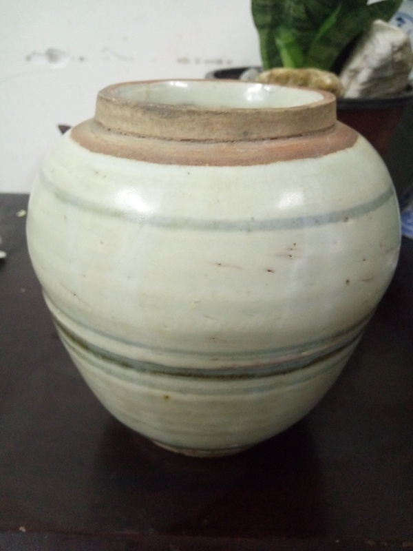 古玩铜器个人认为明代晚期的青花罐，接口典型明代拍卖，当前价格1699元