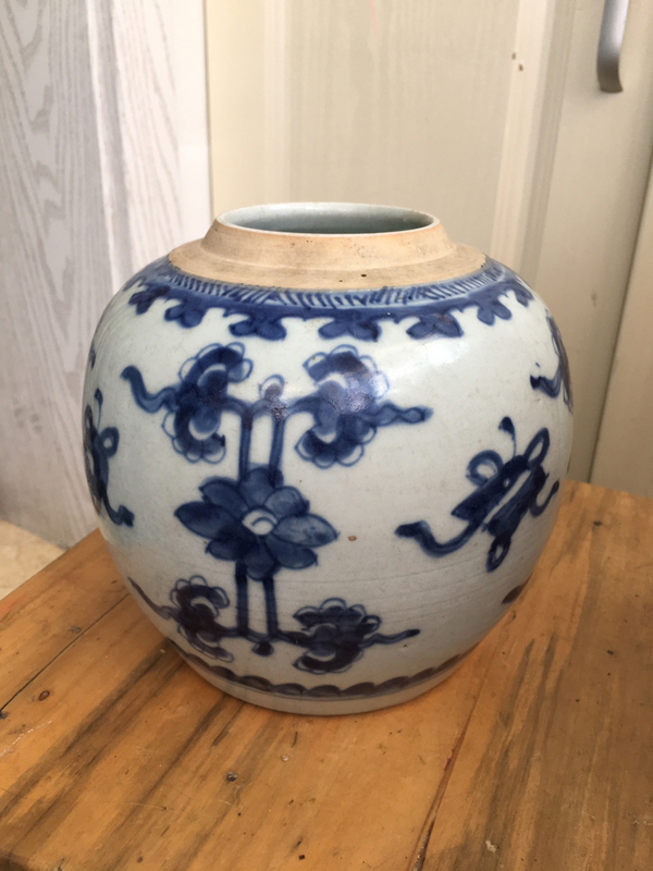 古玩陶瓷青花花卉罐拍賣,當前價格2600元
