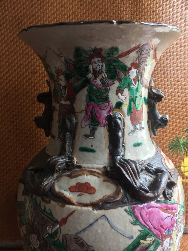 古玩陶瓷哥釉粉彩瓶拍賣,當前價格3800元