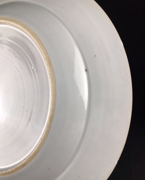 古玩陶瓷清康熙青花盤拍賣,當前價格1880元