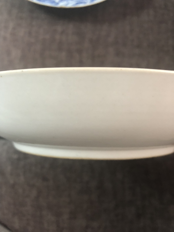 古玩陶瓷清乾隆徽章瓷盤拍賣，當前價格2500元
