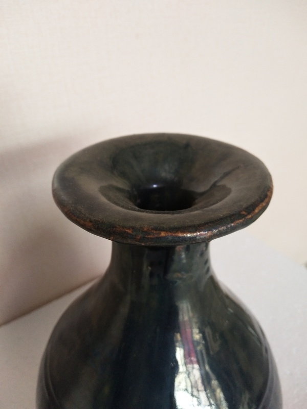 古玩陶瓷清磁州窯系玉壺春瓶拍賣,當前價格880元