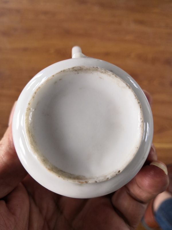 古玩轉(zhuǎn)賣一粉彩花鳥紋把杯拍賣，當(dāng)前價(jià)格11888元