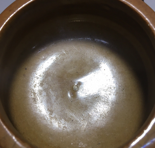 古玩陶瓷清中期雍乾黃哥釉雙耳爐拍賣,當前價格58888元
