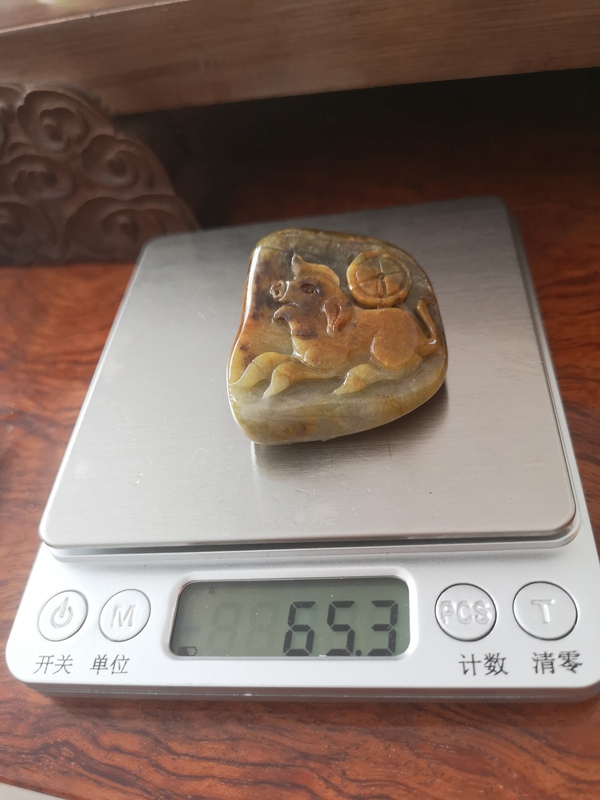 古玩玉器玉豬拍賣(mài)，當(dāng)前價(jià)格500元