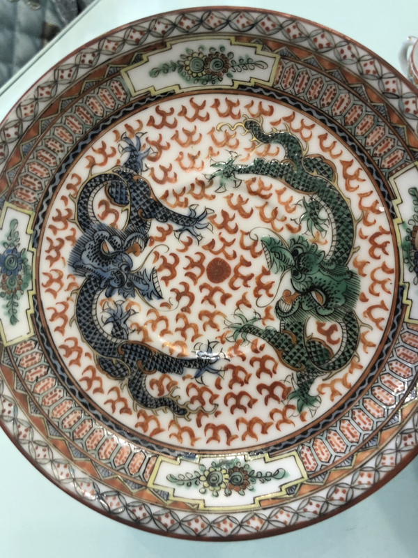 古玩陶瓷粉彩杯碟拍賣，當(dāng)前價(jià)格1200元