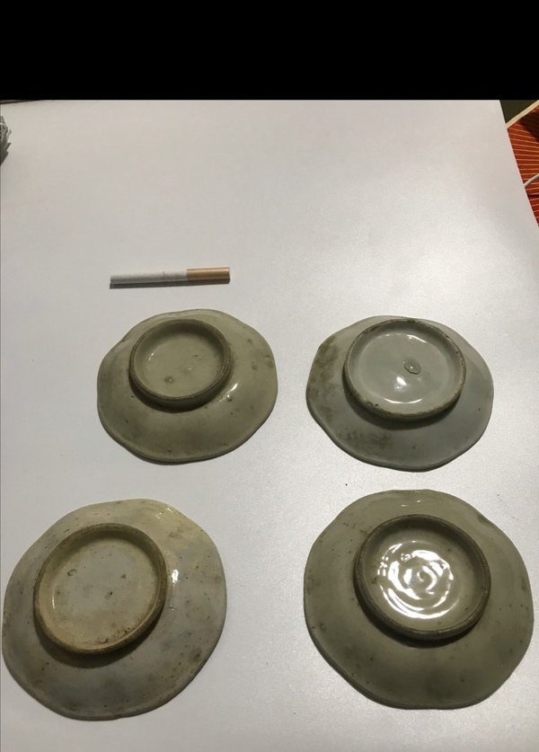 古玩陶瓷花卉紋彩繪盤拍賣,當前價格398元
