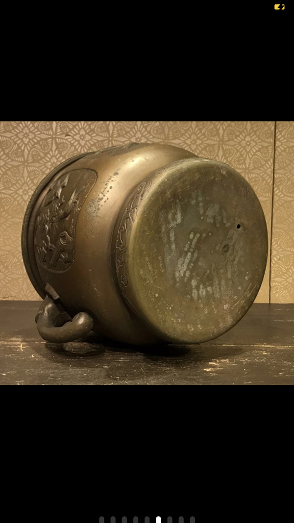 古玩銅器清晩期精品香爐拍賣，當前價格2987元