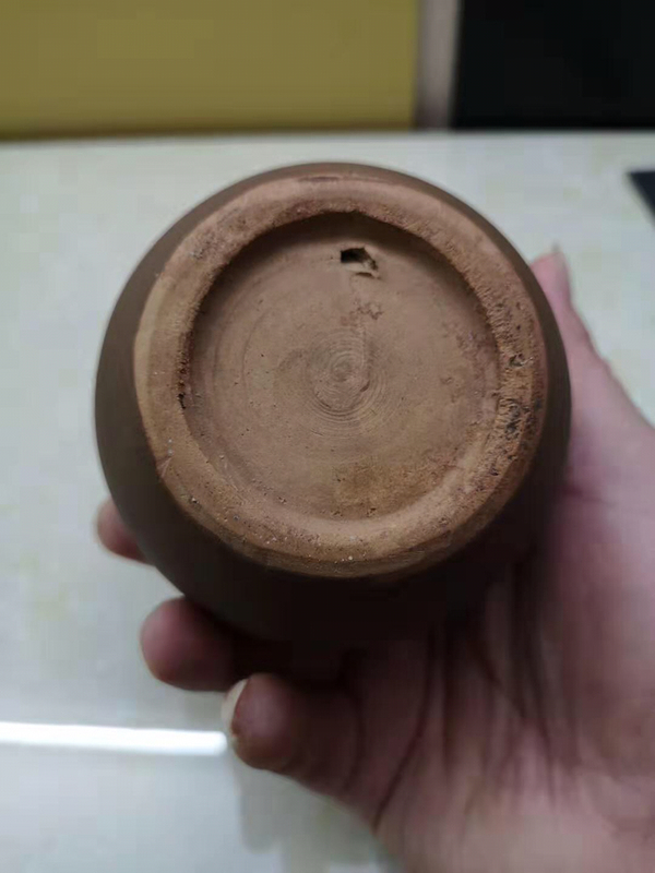 古玩陶瓷醬釉蓋罐拍賣(mài),當(dāng)前價(jià)格345元