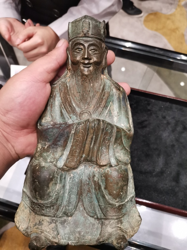 古玩铜器明代道教佛像拍卖，当前价格10499元