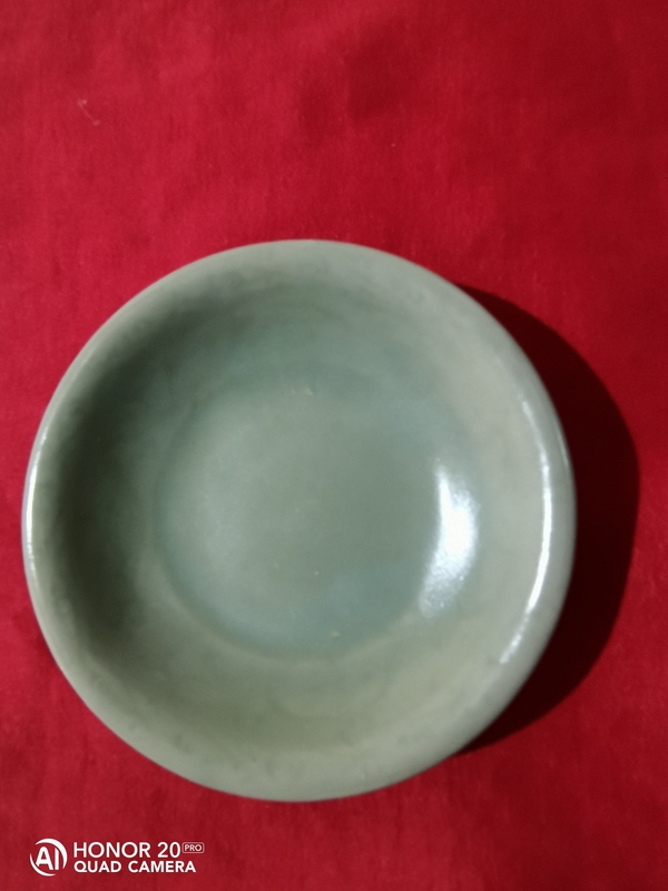 古玩陶瓷青釉刻花盤拍賣,當前價格2888元