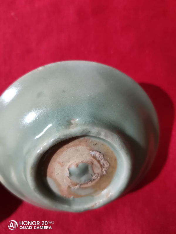 古玩陶瓷青釉刻花盤拍賣,當前價格2888元