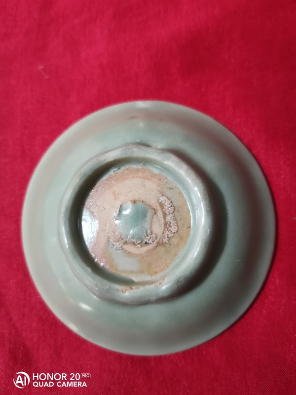 古玩陶瓷青釉刻花盤拍賣,當前價格2888元