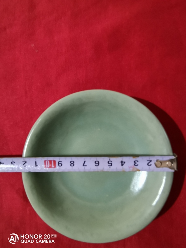古玩陶瓷青釉刻花盤拍賣,當前價格2888元