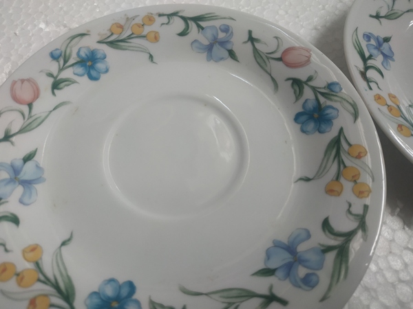 古玩陶瓷創匯期晚期風格彩繪盤拍賣,當前價格88元