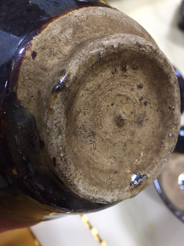 古玩陶瓷黑釉碗一組拍賣,當前價格220元