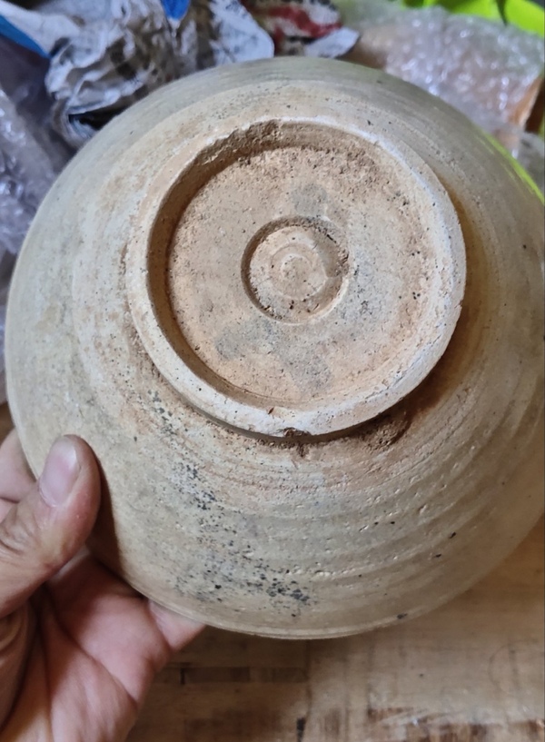 古玩陶瓷澀圈圈足碗拍賣,當前價格456元