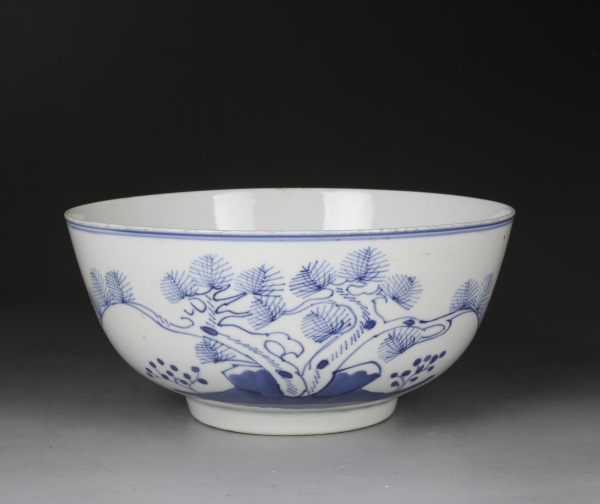 古玩陶瓷清晚·青花松樹(shù)紋大碗拍賣(mài),當(dāng)前價(jià)格2628元