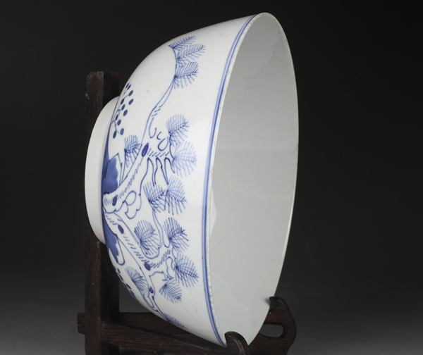 古玩陶瓷清晚·青花松樹(shù)紋大碗拍賣(mài),當(dāng)前價(jià)格2628元