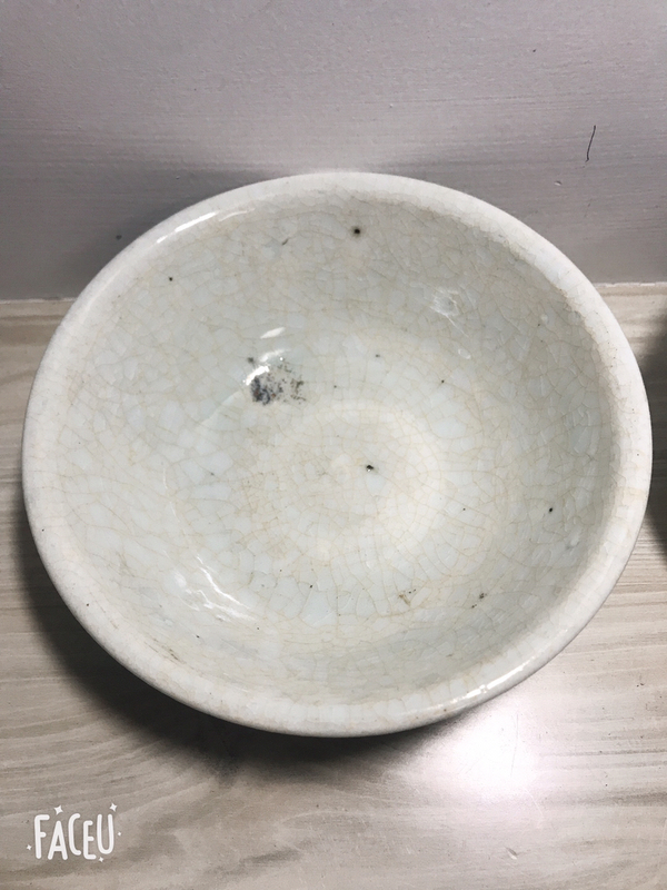 古玩陶瓷青白釉碗一對拍賣,當前價格3819元