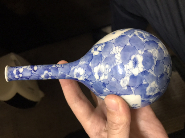 古玩陶瓷青花瓶拍賣,當前價格3800元