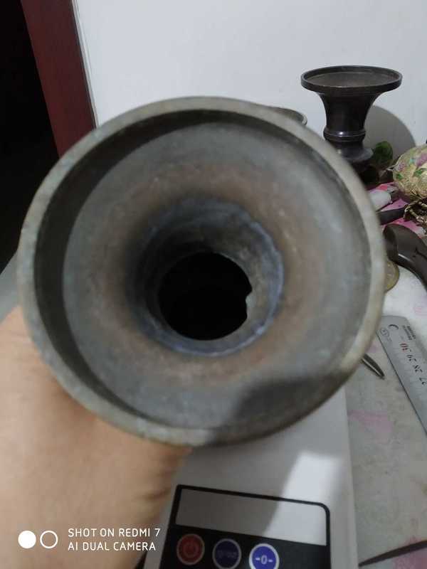 古玩陶瓷民國老黃銅尊拍賣,當前價格300元