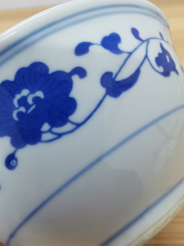 古玩陶瓷景德鎮 青花碗拍賣,當前價格80元