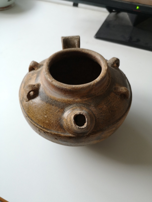 古玩陶瓷四系壺拍賣,當前價格860元