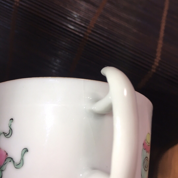 古玩陶瓷清晚期·粉彩五彩人物紋執杯拍賣,當前價格1200元