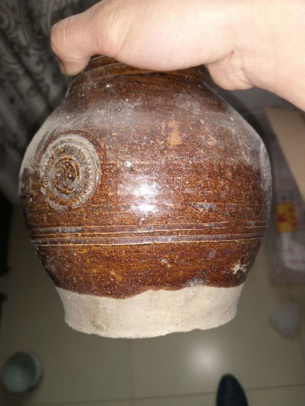 古玩陶瓷醬釉小罐拍賣,當前價格600元