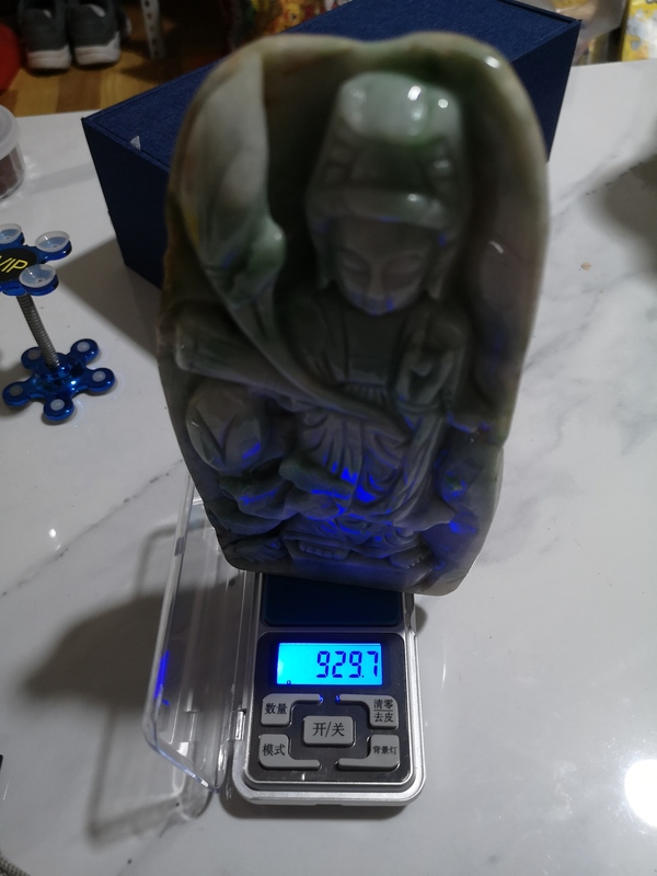 古玩玉器翡翠觀音拍賣,當(dāng)前價(jià)格12000元