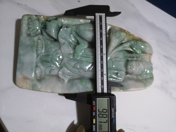 古玩玉器翡翠觀音拍賣,當(dāng)前價(jià)格12000元