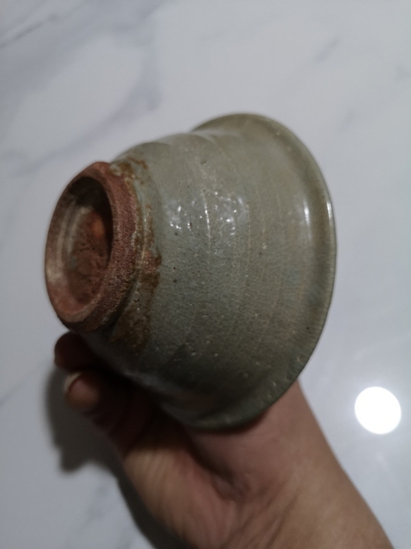 古玩陶瓷青釉壽碗拍賣,當前價格680元