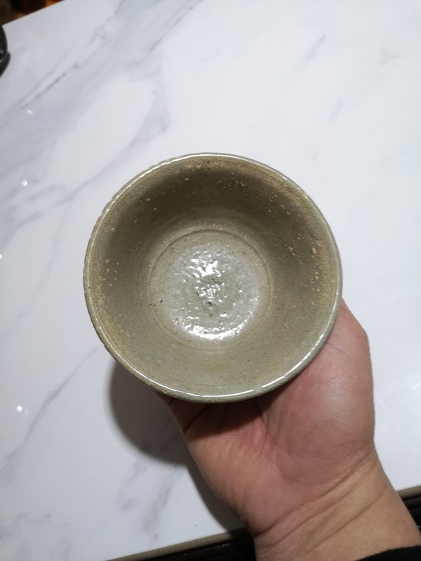 古玩陶瓷青釉壽碗拍賣,當前價格680元