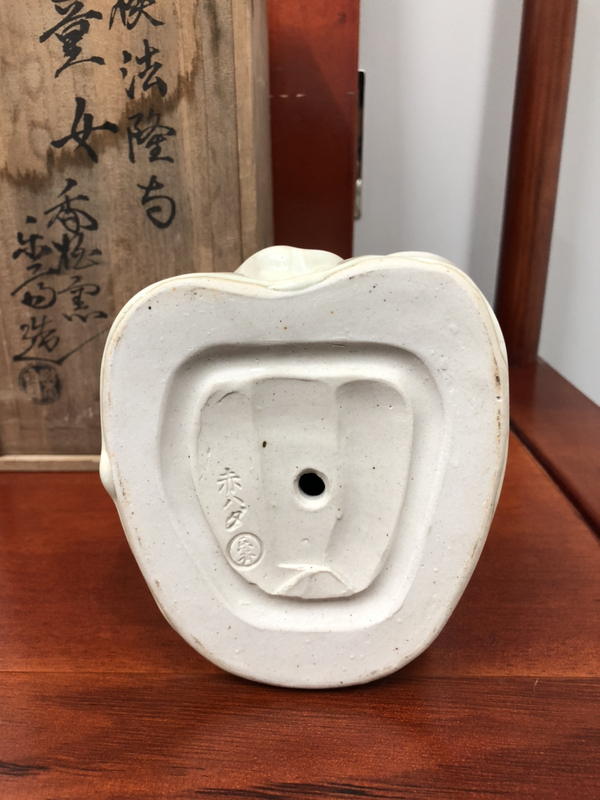 古玩陶瓷窯變釉 童女造像拍賣,當前價格800元